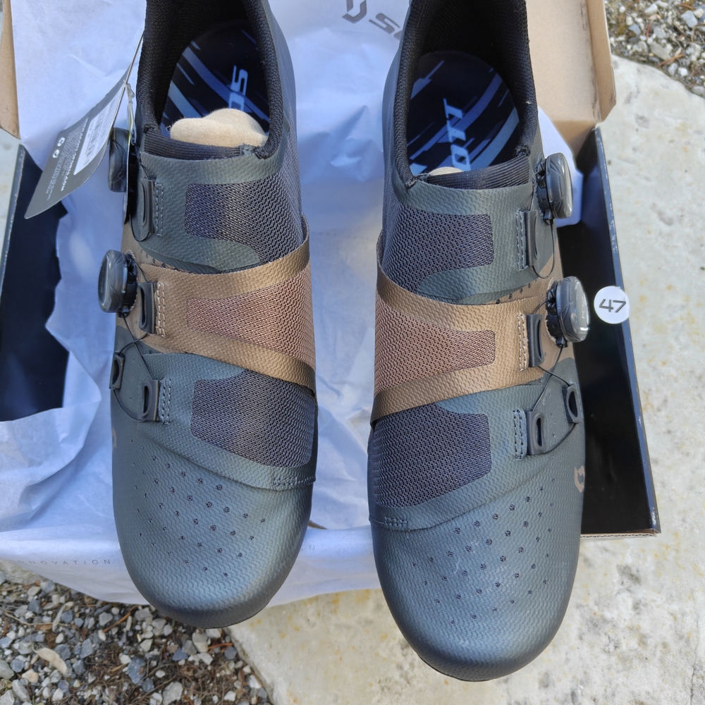 Scott Men's Cycling Shoes in Teal and Bronze with BOA - Picture 2 of 5